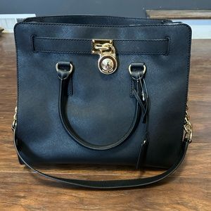 Michael Kors Black Hamilton Purse